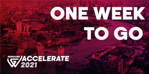Picture of London in a red background with Webgains logo